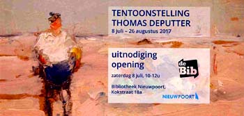 affiche tentoonstelling thomas deputter